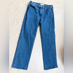 Abercrombie & Fitch The Baggy Lowrise Blue Jeans Size 27